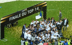 Podium du championnat français de Rugby Top 14