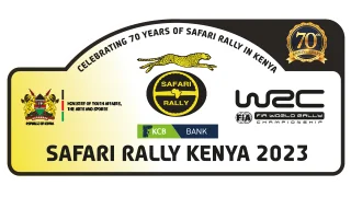 Plaque rallye du Kenya