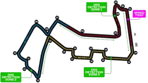 Plan du circuit de Marina Bay